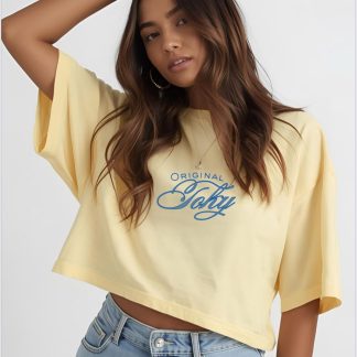 Polera Crop Amarilla